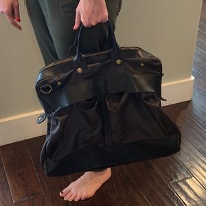 NWOT Rag and bone leather duffle in black